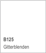 B125 Gitterblenden