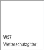 W57 Wetterschutzgitter